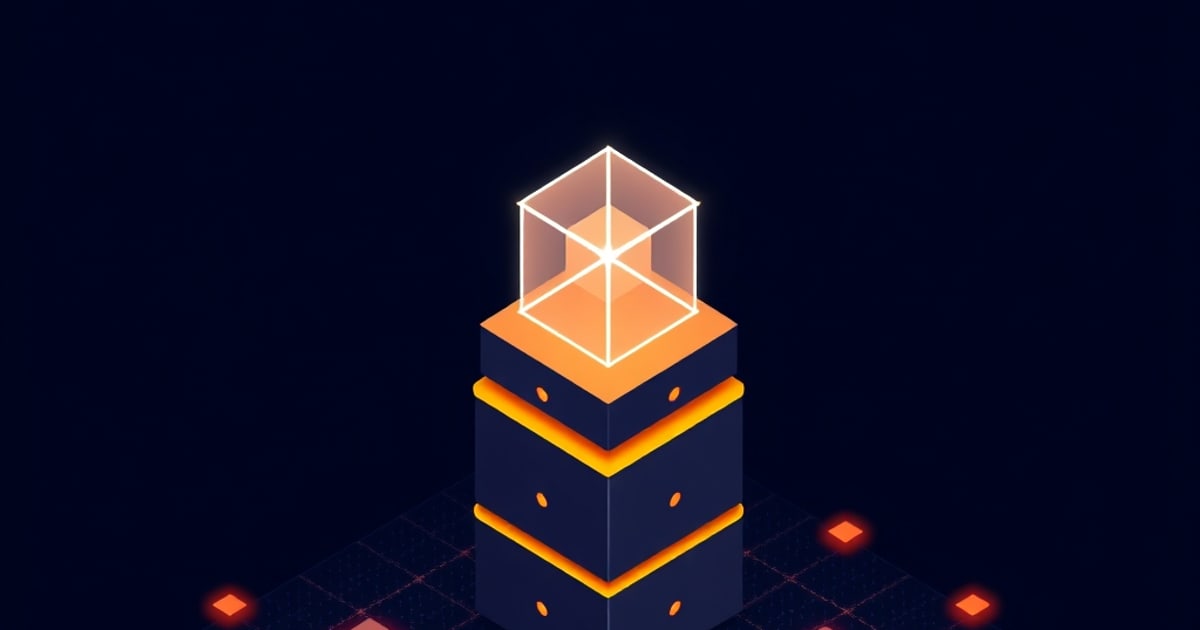 Isometric diagram of a central hub linked by pink lines to platform tiles holding a stacked module and a screen, mapping scan coverage across LLM layers